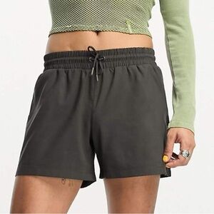 Reclaimed Vintage Black Athletic Shorts with Elastic Waistband size S